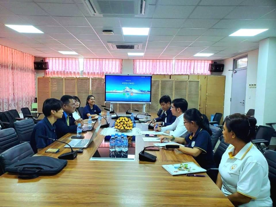 កិច្ចប្រជុំរវាងវិទ្យាស្ថានគរុកោសល្យរាជធានីភ្នំពេញនិងអង្គការCIESF និងសាលាអន្តរជាតិJICLA